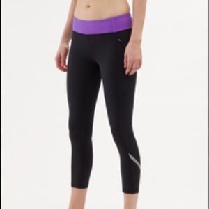 NWT 6 Lululemon Run Hustle Crop
